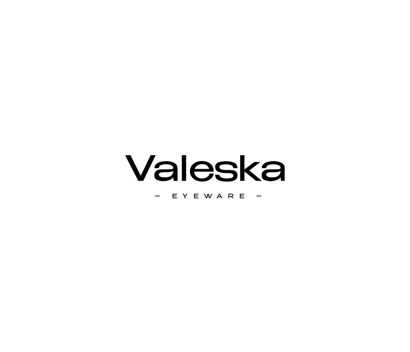 Logo i nazwa marki okularów korekcyjnych VALESKA