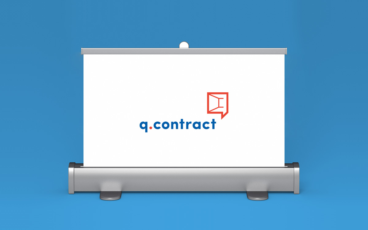 Projekt logo firmy budowlanej Q contract